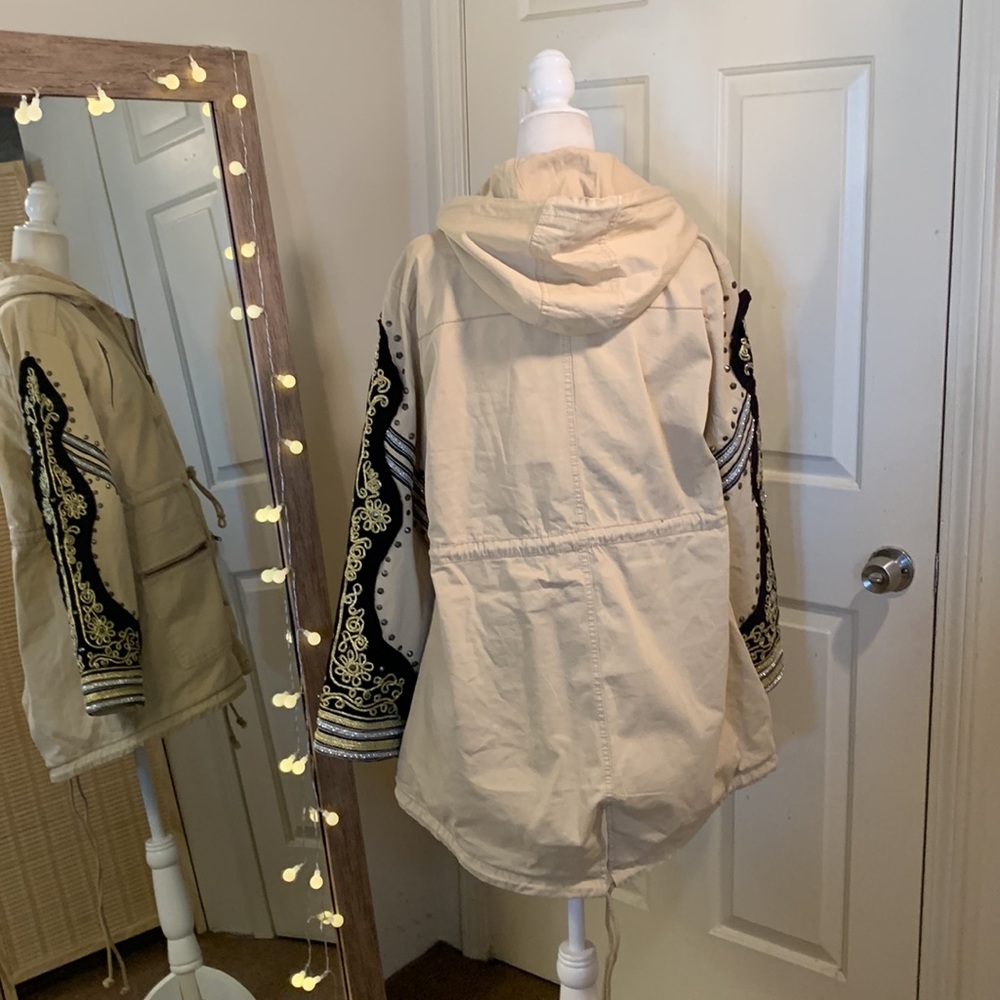 Golden Quill Military Parka Free People - Picture 10 of 13
